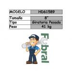 Morza banco giratoria REFORZADA 200mm. (HD61589) - Imagen 2