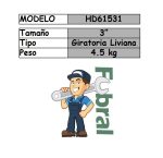 Morza banco giratoria 075mm. (HD61531) - Imagen 2