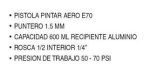 Pistola pintar AERO E70 (1.5 mm) - Imagen 2