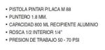Pistola pintar p/laca M 88 - Imagen 2