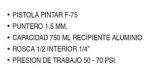 Pistola pintar F-75 - Imagen 2
