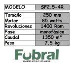 Extractor ind.250mm Cilind.SF2.5-4R 1350m3 - Imagen 2