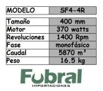 Extractor indust.400mm Cilin SF4-4R - Imagen 2