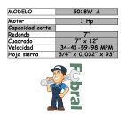 Sierra sinfín para metal 7" G5018 - Imagen 2