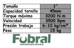 Llave de impacto de 1" 89650 Larga - Imagen 2