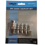 Acoples rapidos juego de 5 piezas para aire Pase USA (fino)