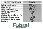 Divisor p/fresa TSL250 NETO - Imagen 2