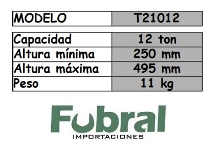 gato hidráulico 12t