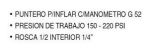 Puntero p/inflar c/manometro G 52 - Imagen 2