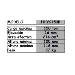Gato súper chato de 115mm para 150ton - Imagen 5