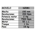 Perforadora de suelo con mecha de 150mm a nafta - Imagen 2