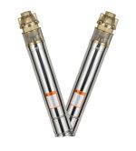 Bomba sumergible inoxidable de 1Hp 75mm 20mts con Turbina periférica de bronce