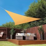 Vela Sombra triangular de 3x3x3mts 98% Beige