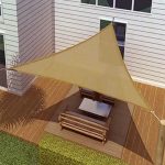 Vela Sombra triangular de 3x3x3mts 98% Beige - Imagen 3