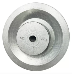 Polea de Aluminio de 120mm X 2 X 13mm Exterior 130mm - Imagen 2